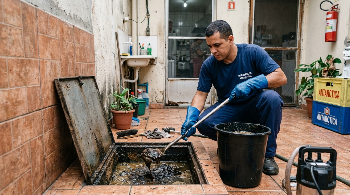 Limpeza de Caixa de Gordura perto de mim em Jaraguá do Sul‑SC